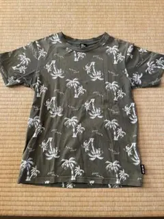 パームツリー柄 半袖Tシャツ オリーブグリーンのサムネイル