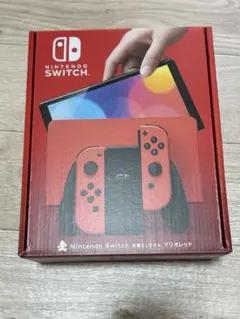 【美品】Nintendo Switch 有機ELモデル マリオレッド　おまけ付き