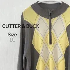最終価格☆CUTTER & BUCK＊アーガイルニット LL ハーフジップのサムネイル