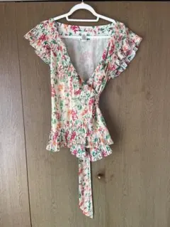 DIANE von FURSTENBERG 花柄 ラップブラウスのサムネイル
