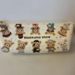 貴重レア リラックマストア限定 リラックマ店長 ペンケース ポーチ即