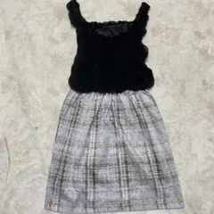 デイライルノアール ノースリーブフリル付きワンピースセット