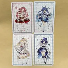 ご注文はうさぎですか？ ごちうさ アトレ カード 4枚 メグ マヤ エル フユ