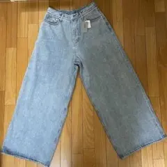 【新品、CRAFT STANDARD BOUTIQUE】ワイドデニム　XLサイズのサムネイル