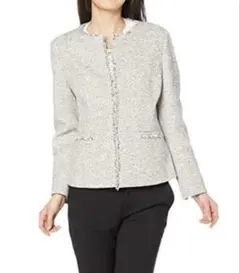 【新品】ロペピクニック　ツイードノーカラージャケット