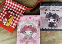 Sanrio ♡ マイメロディ　サンリオ　マイメロ50周年　プチ巾着　未使用品