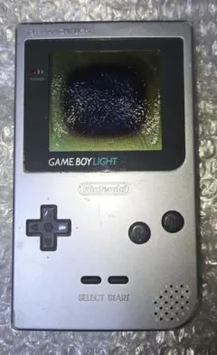 ジャンク品 ゲームボーイライト シルバー GAME BOY LIGHT