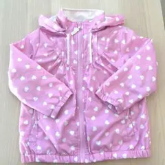 フード付きジャンバー　110 センチピンク