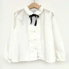 ☆UNITED ARROWS リボン付きホワイトシャツ 120