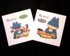 ゴンベ　イーブイ　ポケモンパンシール