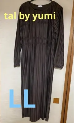 しまむら　tal. by yumi. シャーリングワンピース　L L