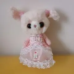 作家様 羊毛フェルト ウサギ 花飾り付き ぬいぐるみ - メルカリ