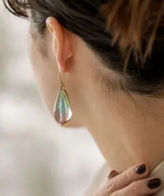 【最終値下】ear papillonner レインボーしずくのサムネイル