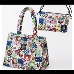 ヒステリックミニ　パッチワーク　トートバッグ　サコッシュ付き