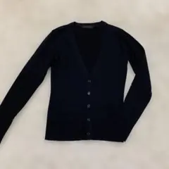 リチウムオム　カーディガン　ジャケット　ニット　セーター　ウール　ブラック S