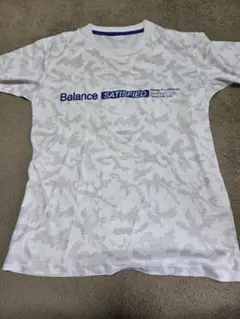 ホワイト迷彩柄Tシャツ Balance SATISFIED