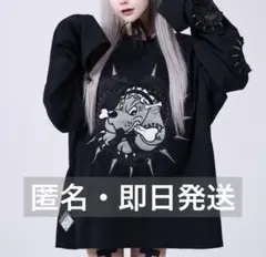 IMVAL×GALFY】 Doll Dog 大萌袖 L/S TEE ［BLK］ - メルカリ