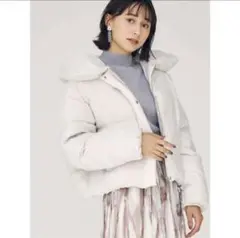 MERCURYDUO ウォッシャブルショートダウンコート
