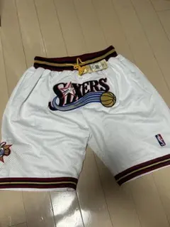 NBA SIXERS ショートパンツhiphop B-BOY B系 00sのサムネイル