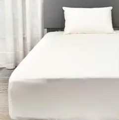 クイーンサイズ/ベージュボックスシーツ（2枚セット）