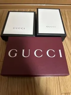 GUCCI 箱3個とリボン付き