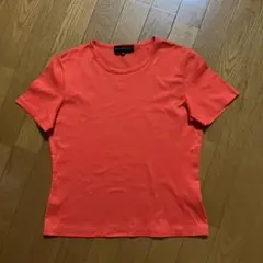 レナウンDeux Chants 半袖 Tシャツ オレンジレッド Mサイズのサムネイル