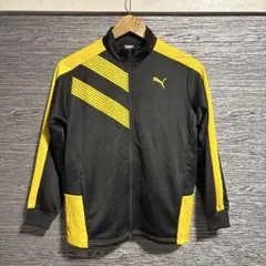 人気　PUMA ジャージ ブラック/イエロー　150