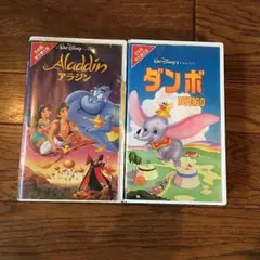 アラジン ダンボ ビデオ2点セット