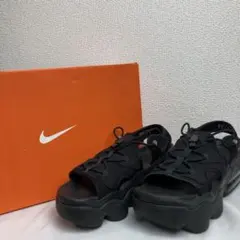 美品 NIKE ナイキ エアマックスココサンダル 厚底 ウィメンズ 黒 25