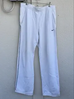 00 Nike ホワイト スウェットパンツ