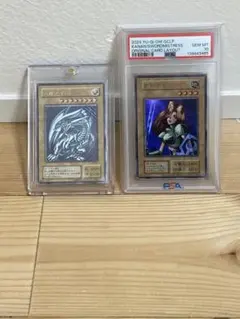 女剣士カナンpsa10ブルーアイズレリーフ微青艶セット売り！