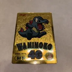 明治 ポケットモンスター ゲットカード 金 ワニノコ - メルカリ