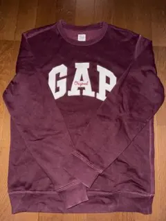 GAP バーガンディ トレーナー S