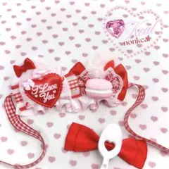 専用 ぬい服 ぬい ヘッドドレス パフェ いちご 10cm ピンク