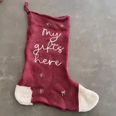 【美品】ZARAHOME クリスマス クロシェソックス