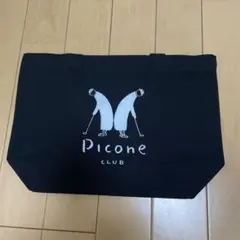 Picone CLUB ブラック エコバッグ ミニトートバッグ　布　新品未使用