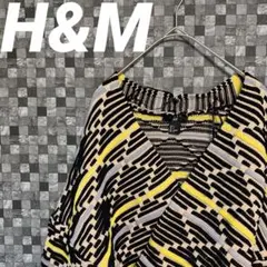 H&M レディースカーディガン　セーター　ニット　立体編み　ボレロ　レトロ