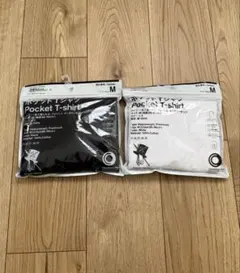 ポケットTシャツ　野村訓市　ファミリーマート　白と黒のセット　Ｍサイズ