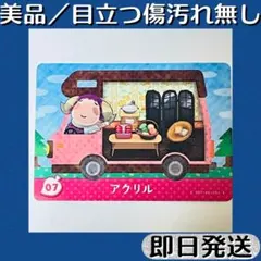 美品 ／ とびだせ どうぶつの森 amiibo+ カード アクリル 即日発送