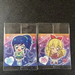 アイカツシールウエハースいちご&あおい2枚セット
