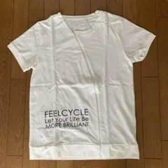 FEELCYCLE フロントジッパー Tシャツ　Ｍサイズ
