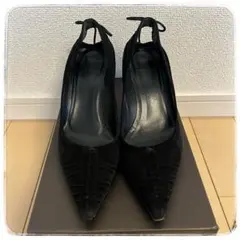 【極美品・裏張り済】GUCCI グッチ シャーリング スエード パンプス 7cmのサムネイル