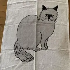 猫デザイン タオルケット　松尾ミユキm.m