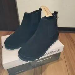 ③BEARPAW ムートンブーツ ブラック