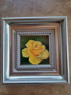 杉浦ミカ 油絵 油彩 絵画 薔薇 バラの絵 花の絵 - メルカリ
