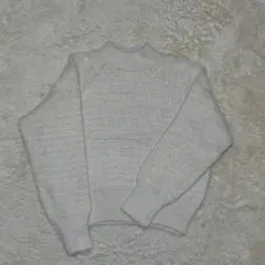 ロペピクニック ラメホワイトリブ編み ニット