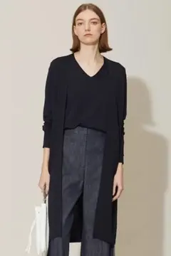 iCB ロングカーディガン　カーディガン　ネイビー