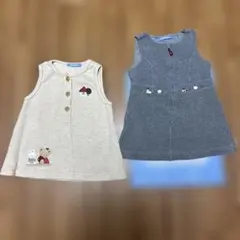 familiar ジャンバースカート 2点セット 90cmのサムネイル
