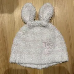 ジェラートピケのベビーの帽子　もこもこ　うさぎの耳があって可愛いです