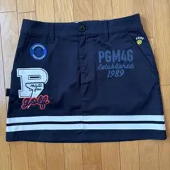 PEARLY GATES ゴルフスカート ネイビー　ストライプ　0